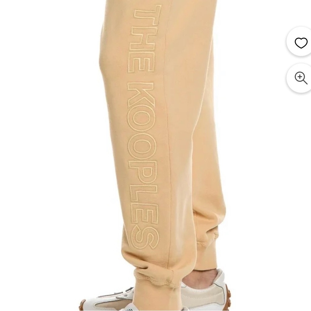 The Kooples women’s Beige embroidered sweatpants Joggers
